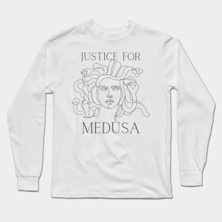 JUSTICE FOR MEDUSA Long Sleeve T-Shirt